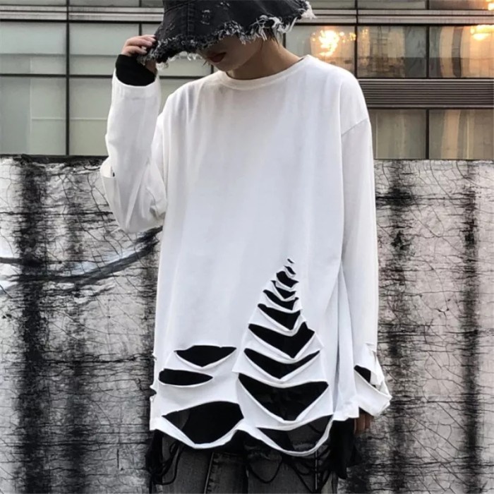 kaos robek hip hop dj