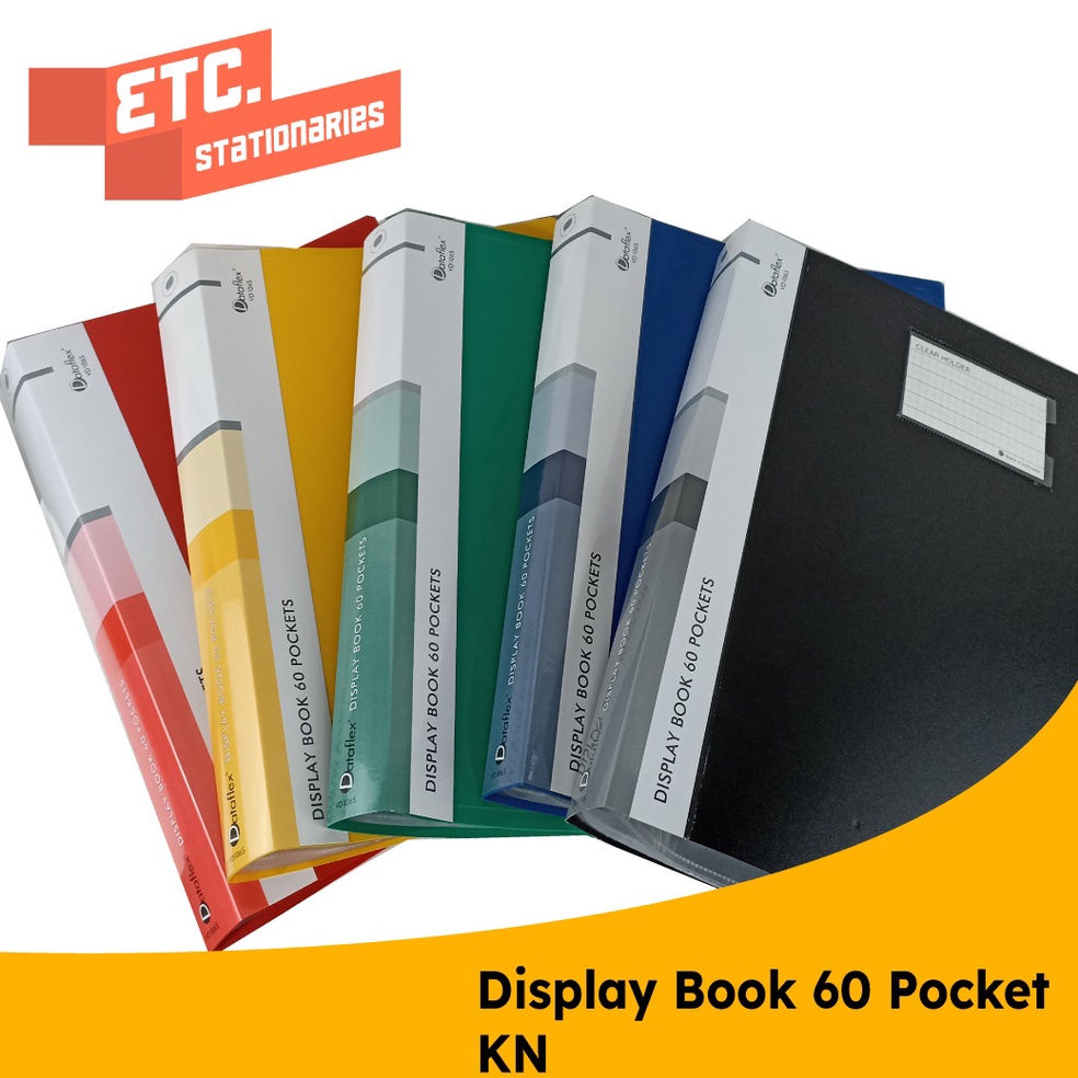 

10.10 Brands Festival Dataflex Display Book / Document Keeper / Clear Holder 60 Pocket KN DF-823