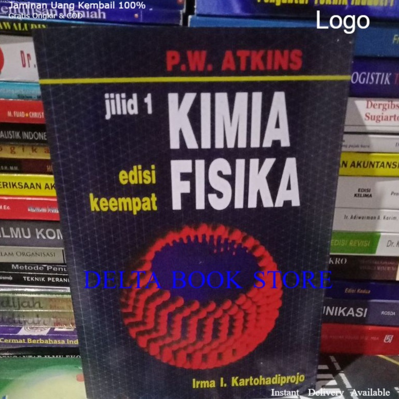 Original Kimia Fisika edisi 4 keempat jilid 1 by P W Atkins Irma I. Kartohadiprojo