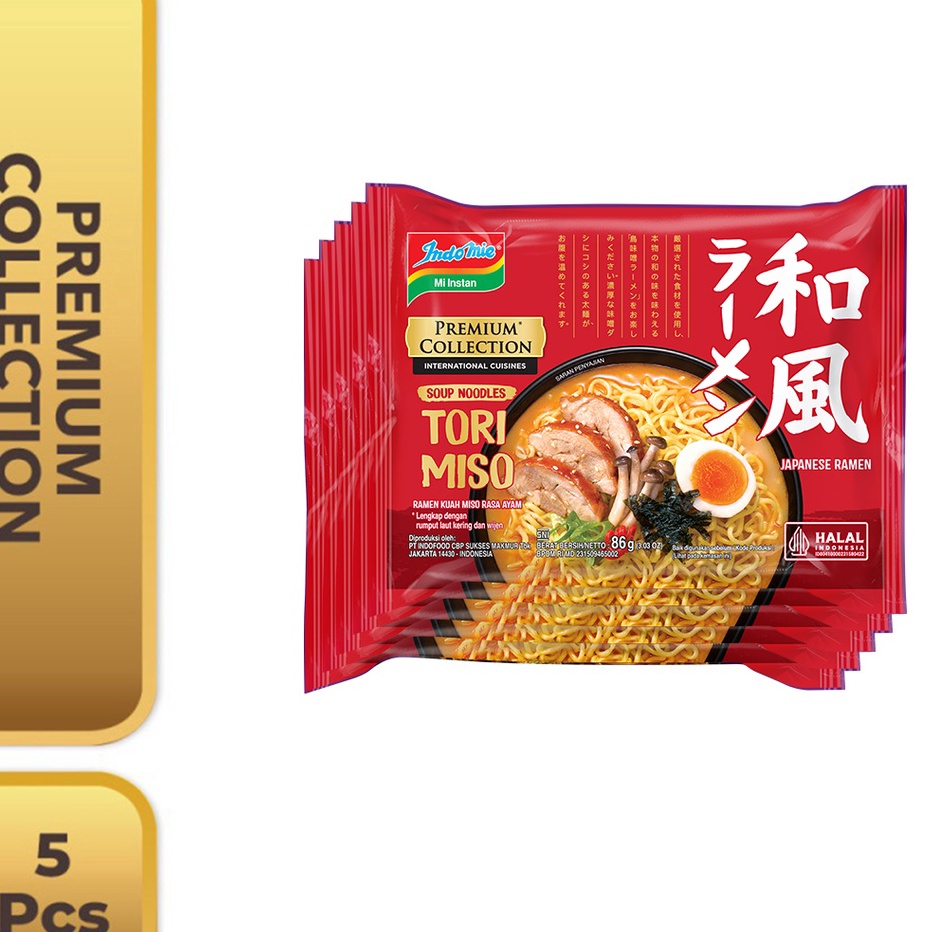 

Terlaris 5 Pcs - Indomie Japanese Miso Ramen
