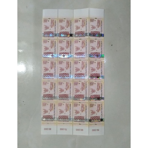 

[Original] Materai 10.000 Asli