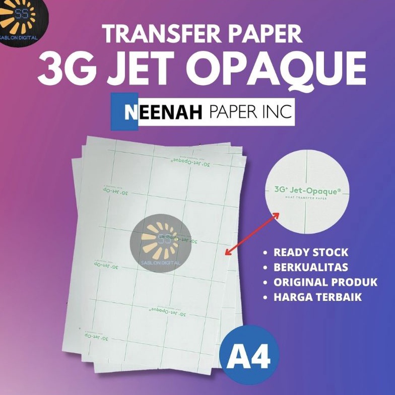 

7.7 HARGA GROSIR 3G Jet Opaque size A4