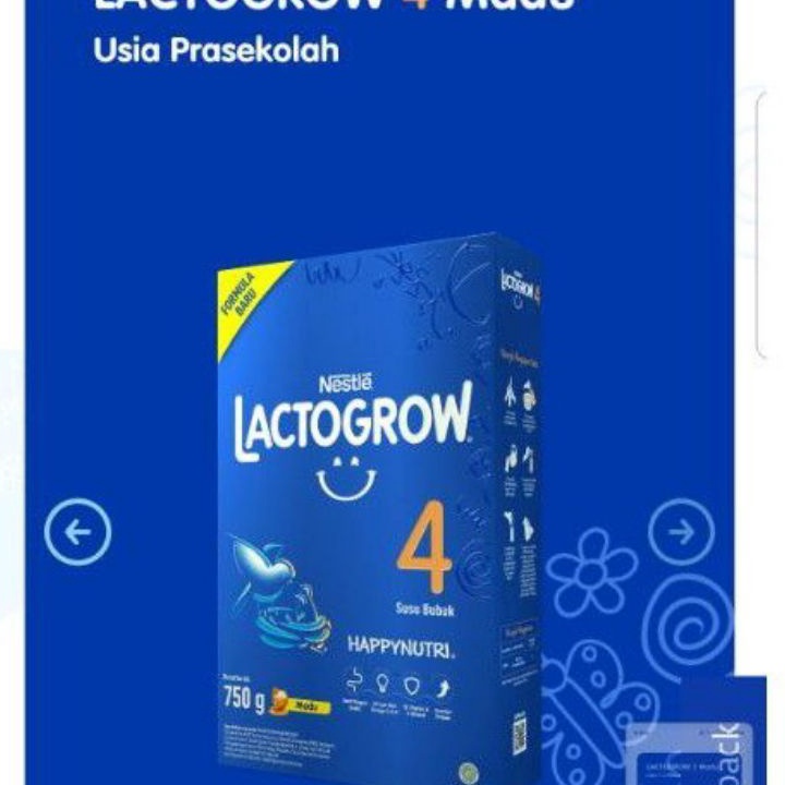 

LYLL8287 Free Ongkir LACTOGROW 4 750/735GRAM 1KG PROMO