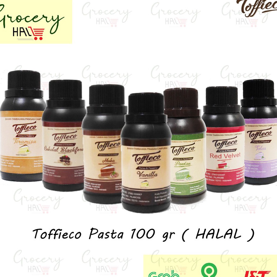 

CXDD2217 XC26619 TERLENGKAP! PASTA TOFFIECO / TOFFIEKO 100 GRAM ( VANILLA / RED VELVET / PANDAN / MOCCA / DLL )