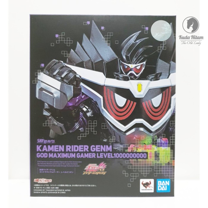 ❤️NEW❤️ Bandai Shf Kamen Rider Genm God Maximum Gamer Level Billion Limited