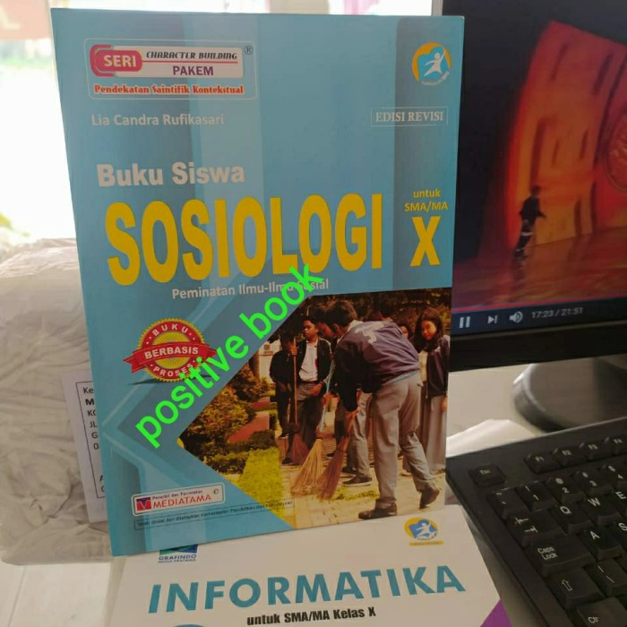 DISKON SPESIAL SOSIOLOGI KELAS 10 PEMINATAN MEDIATAMA REVISI 2013 TERMURAH
