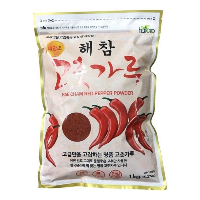

Hae Cham Gochugaru 1 KG | Bubuk Cabai Kasar Korea For Kimchi