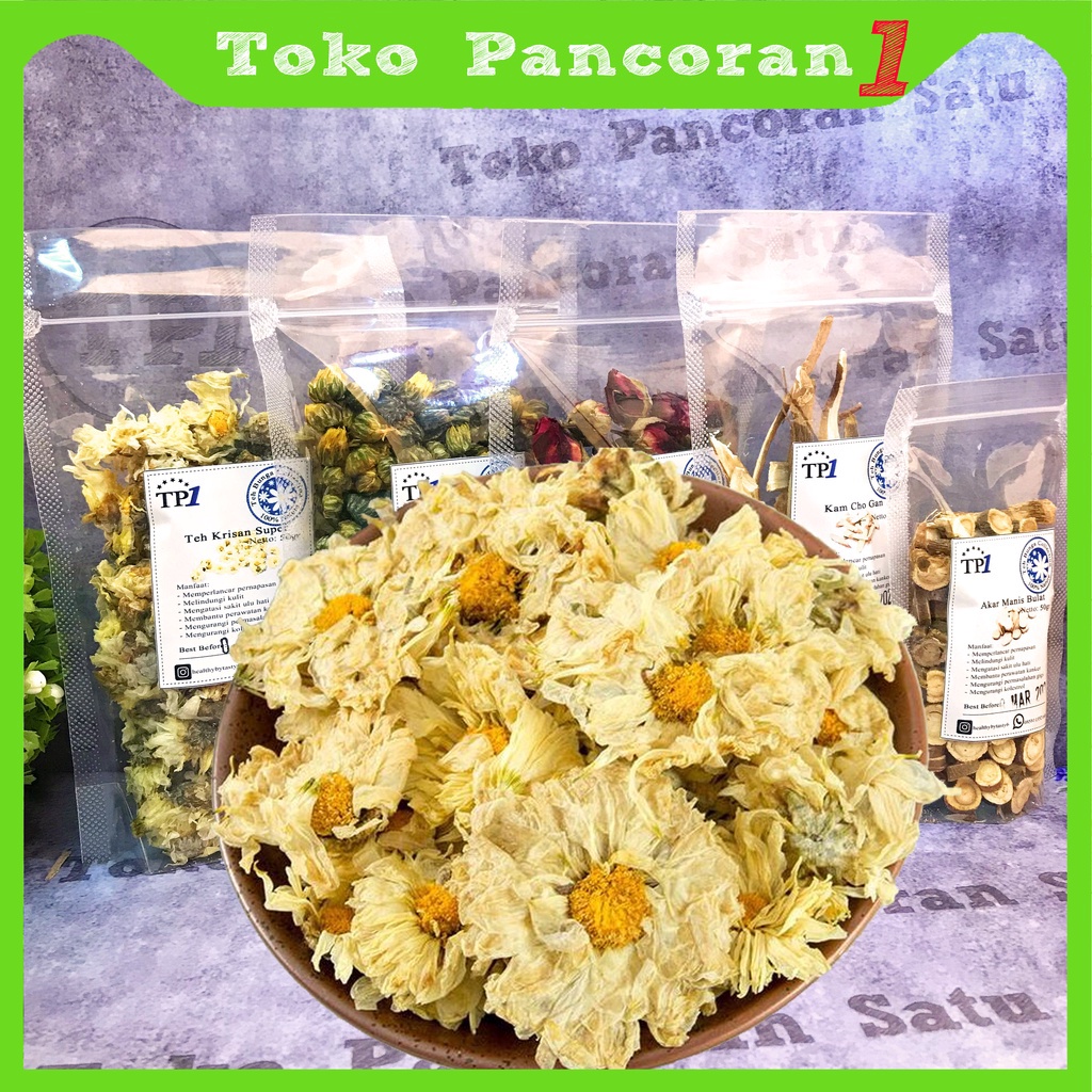 

TERBARU 10.10 Teh Krisan Super Crysantemum Flower Tea Super Honeyed 50g