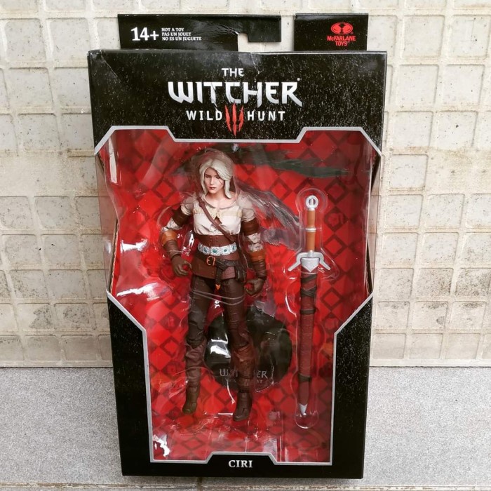 ✅Baru Mcfarlane Toys The Witcher Iii Wild Hunt 3 Ciri Cirilla Fiona Elen Berkualitas