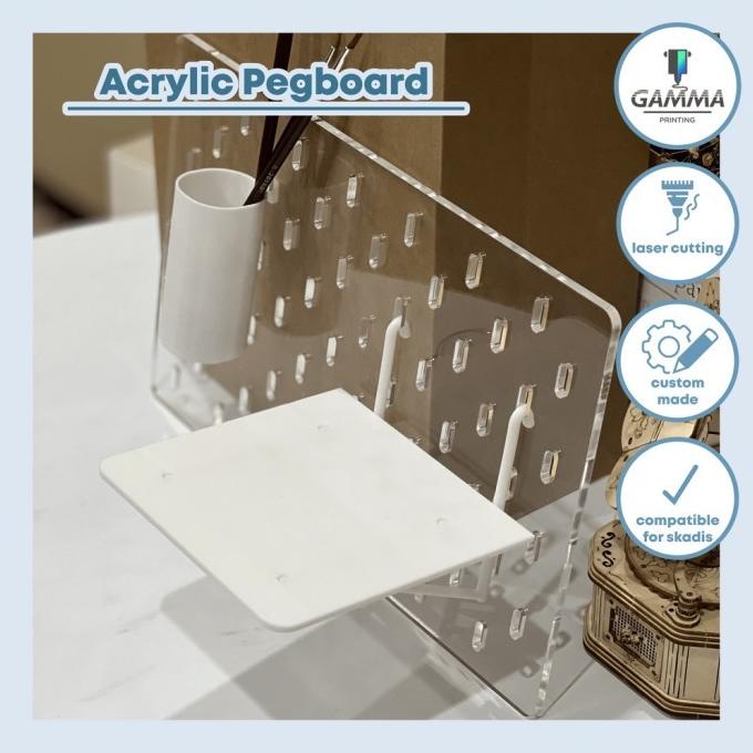 

Papan Berlubang Pegboard Akrilik / Acrylic Gamma
