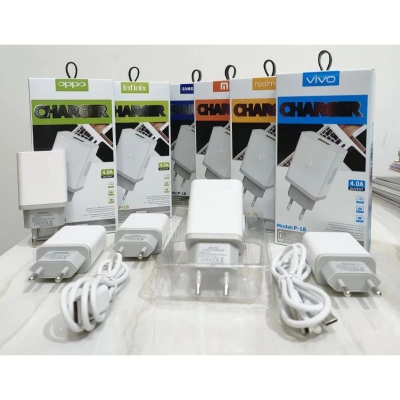 TC CHARGER P-18 BRANDED 4.0A TIPE C