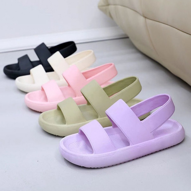 BEST PRODUCT Sandal Karet Wanita Jelly Sendal Tali Lalisa EVA Slip On Karet Sepatu Sandal Wanita Kor