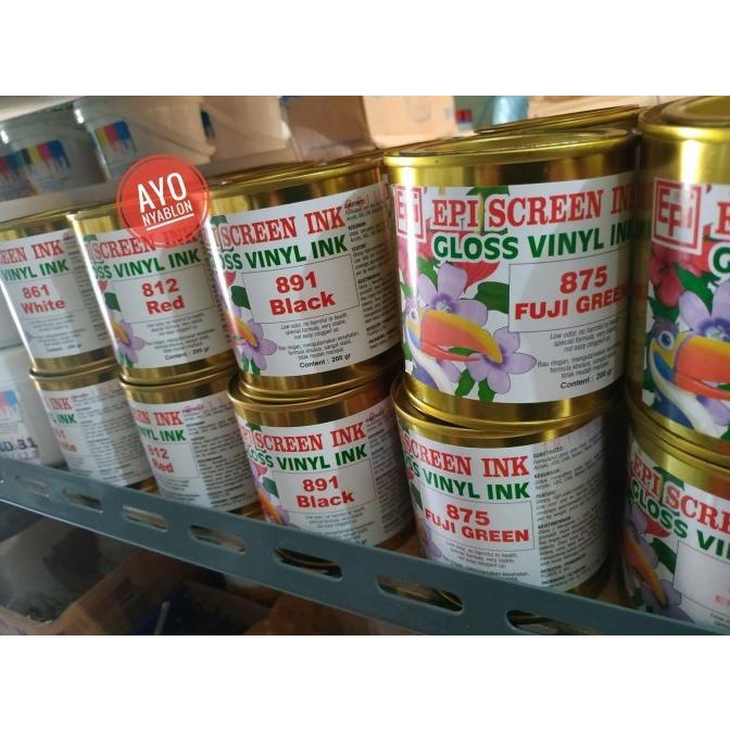 

Terbaru!! Epi Screen Ink Gloss Vinyl Ink 861 white 1KG | tinta Epi putih 861 1KG Baru|Kode 1227