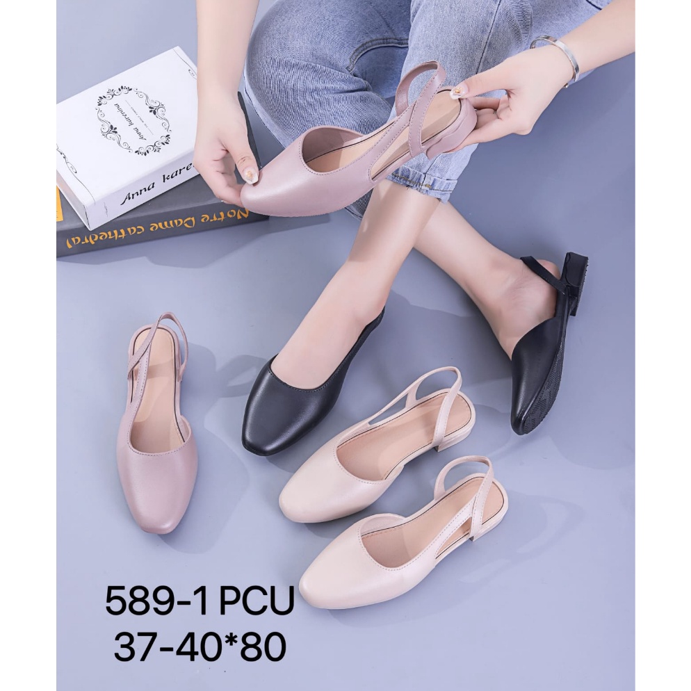 MURAH MERIAH Sepatu Sandal Wanita Terbaru /Sendal Selop Tali Jelly Laluna HL 589/Sendal Karet Korea 