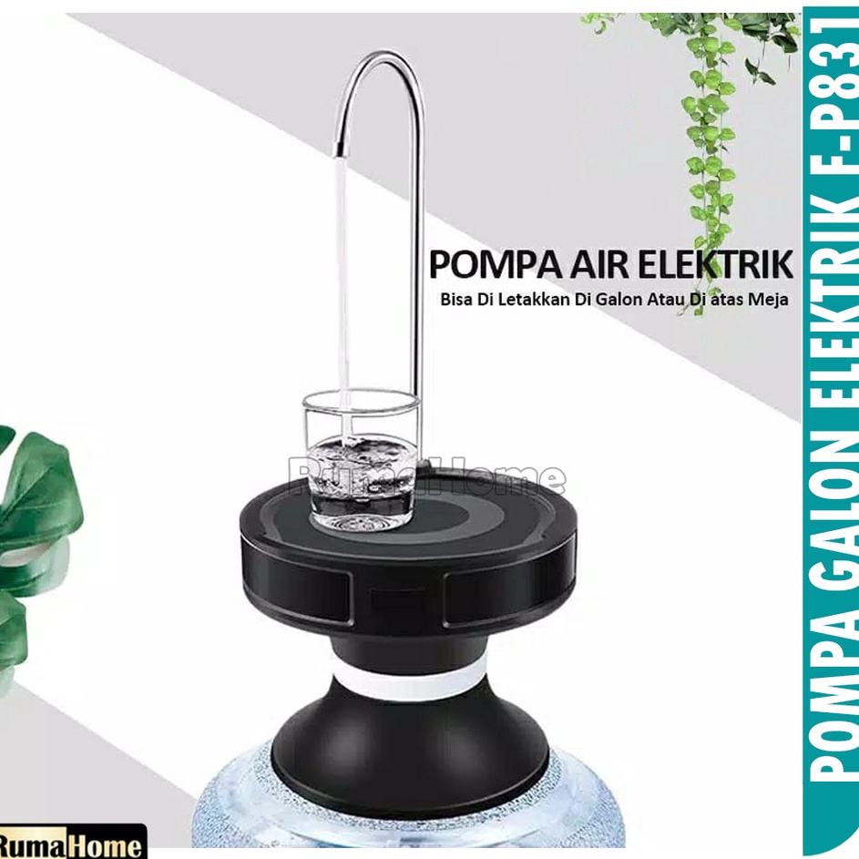 PRODUK TERBARU⚡ Pompa Galon baki Elektrik F-P831 Rechargeable Water Dispenser Electric Pump Automatic.