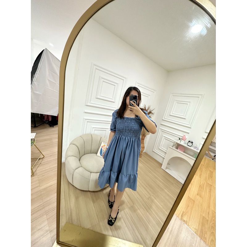 SMOCKED DRESS