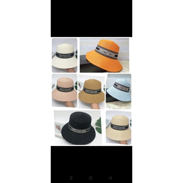 Topi Pantai Christian Dior