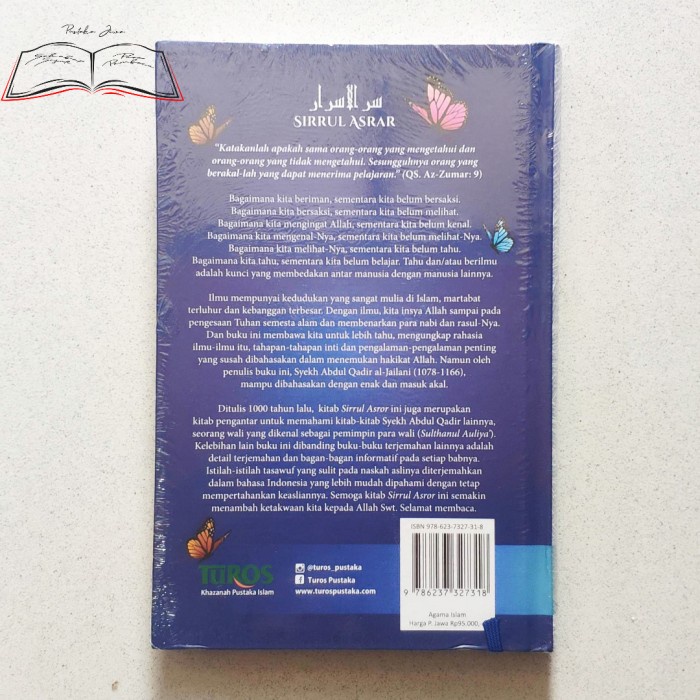 

PR0M0 Buku Kitab Sirul Sirrul Asrar Asror Rahasia Menemukan Hakekat Allah