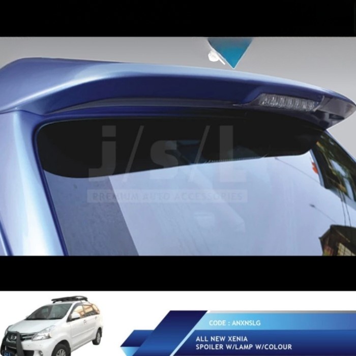 ✅Ready Spoiler Belakang Model Original Dengan Lampu All New Xenia 2012 - 2014 Berkualitas