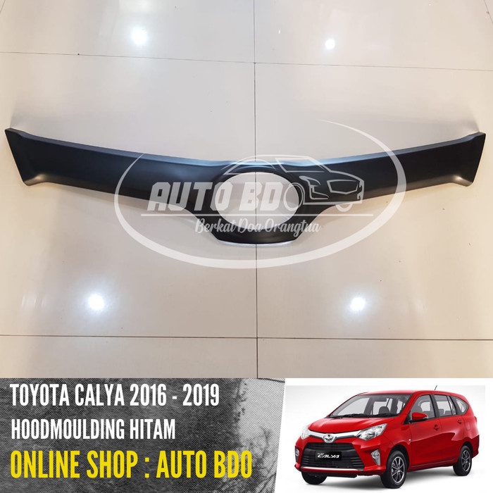 Hood Moulding / HoodMoulding / Cover Grill depan Calya HITAM terbaik