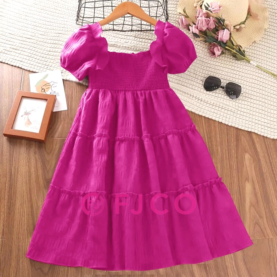 Dress Anak Perempuan 3 4 Tahun 2 5 6 Cewek Umur 9 12 Thn 1 7 8  Rok Mini Cwe Tk Usia 1Tahun Lucu Set