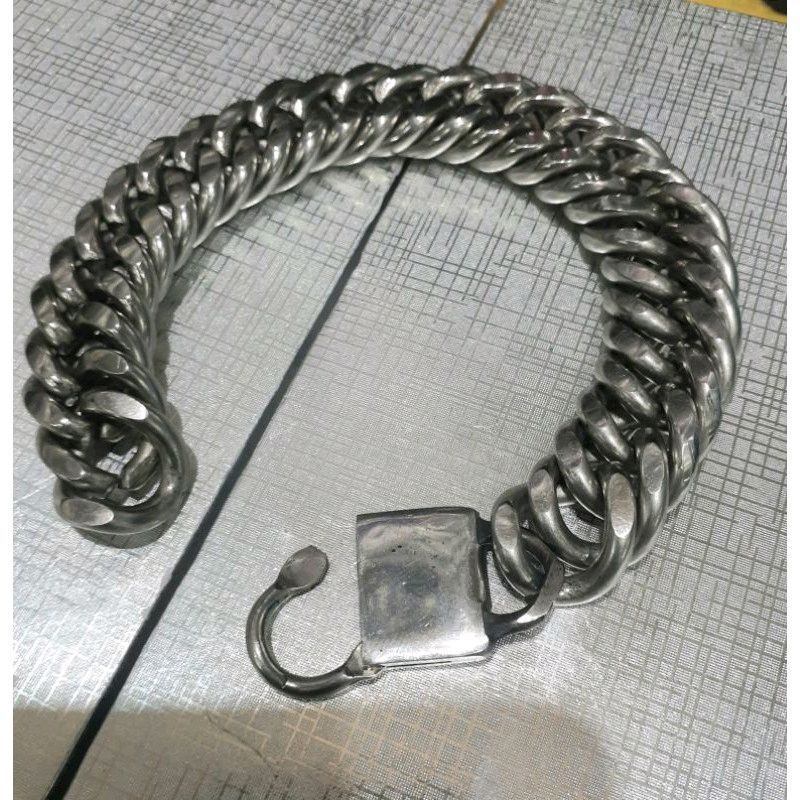 GELANG RANTAI PRIA JUMBO STAINLESS/GELANG BIKER/GELANG JUMBO