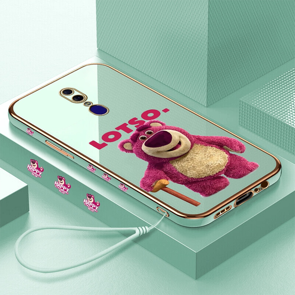 [Pengiriman lokal] OPPO F1S F5 PLUS F7 Youth F11 Pro F9 K3 Casing Ponsel Pola Lotso kartun  Lunak Pe
