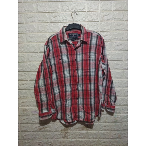 kemeja flanel polo ralph lauren