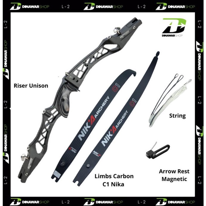 Busur Panah Ilf Riser Unison Topoint Limbs Carbon C1 Nika Ilf