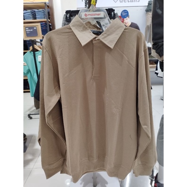 KAOS LENGAN PANJANG BERKRAH PRIA BY DETAILS  matahari store