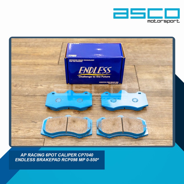 ✨Sale Ap Racing 6Pot Caliper Cp7040 9040 Endless Brakepad Rcp098 Mp 0-550℃ Diskon