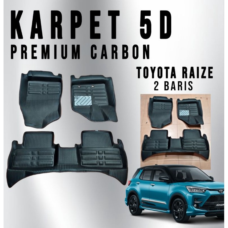 Karpet 5D Raize Premium Carbon