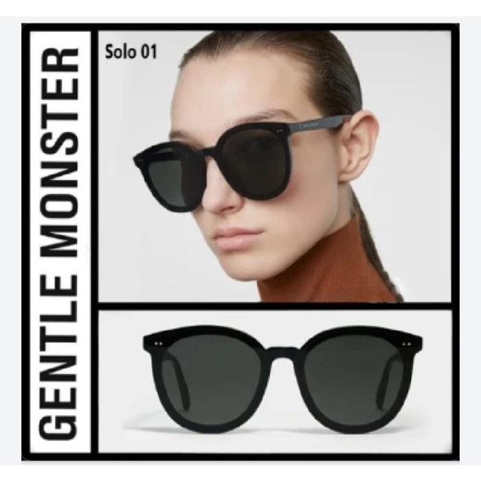 Gentle Monster Original Sunglasses Solo 01 - kacamata gentle monster