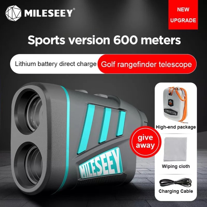 Mileseey PF240 Teleskop Laser Pengukur Jarak Golf Rangefinder 600M