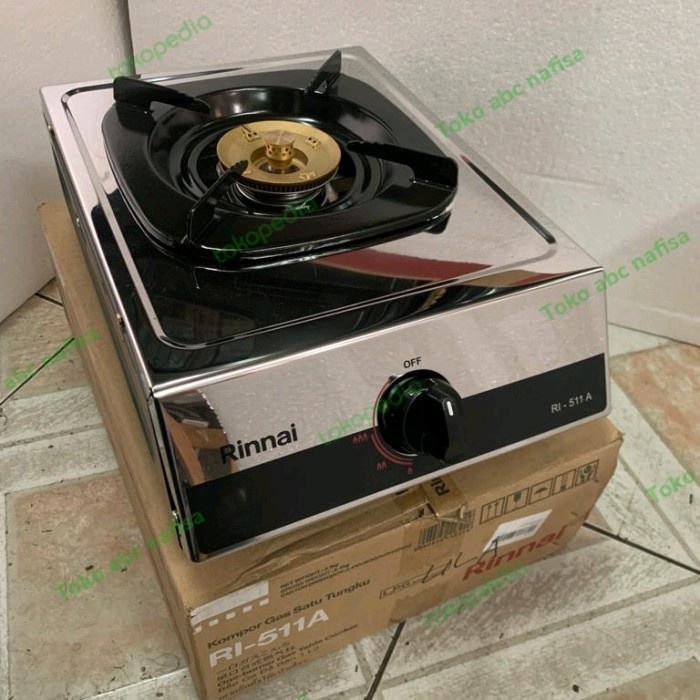 [Ori] Kompor Gas Satu Tungku Rinnai Ri 511A Terbaru
