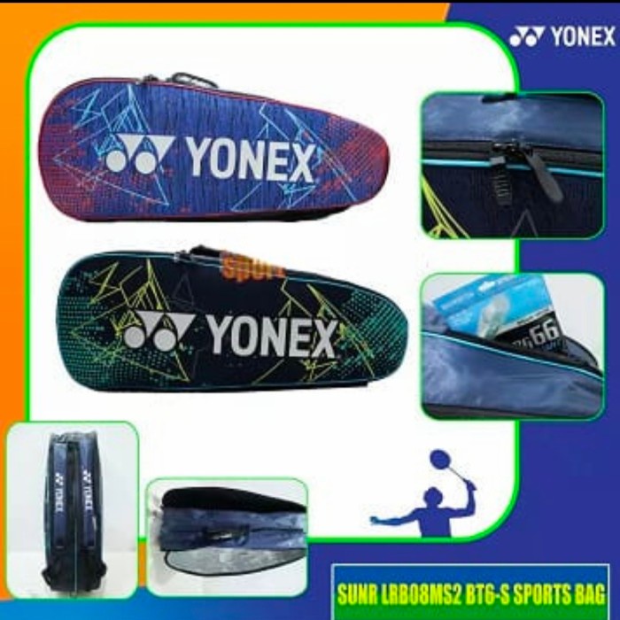 [Best Seller] Tas Badminton Bulutangkis Yonex Sunr Lrb08 Ms Bt6S Diskon