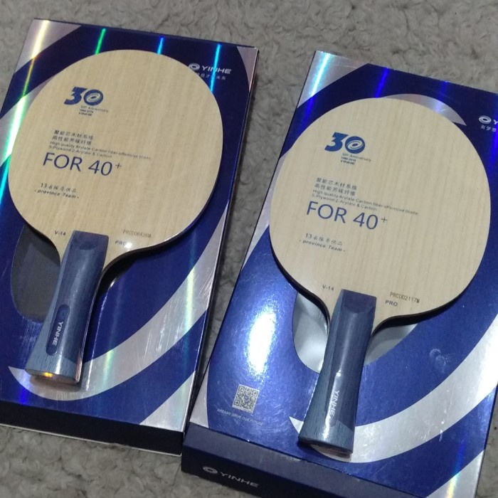 ✨New Ori Paket Kayu Bat Bet Tenis Meja Pingpong Yinhe V14 Pro 2 Fl Terbatas