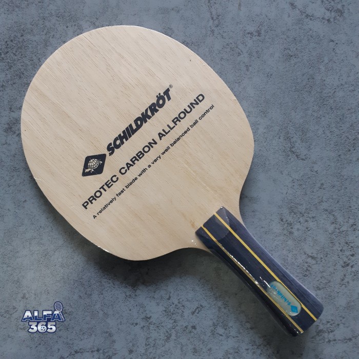 [ORI] Donic Schildkrot Protec Carbon Allround Kayu Bet Ping Pong Tenis Meja Bisa Gojek