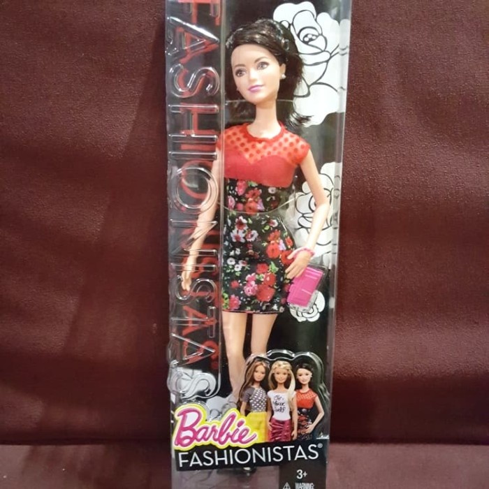 ✅New Ori Barbie Fashionistas 2015 Raquelle First Wave Red Bisa Sameday