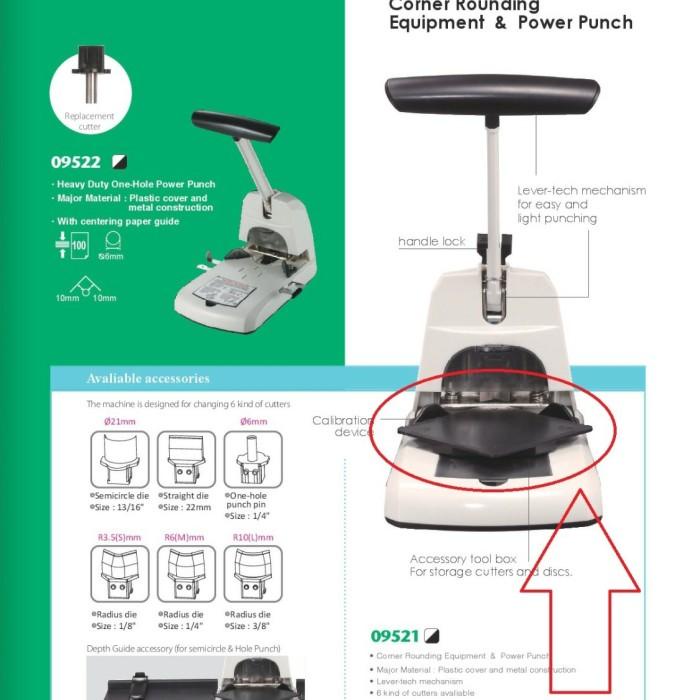 

Heavy Duty Desktop Corner Cut & Round/ Pembolong Kertas Kw-Trio 9521