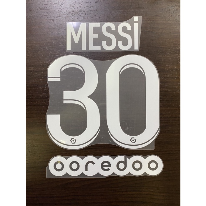 [New] Nameset Psg Home Messi Liga 21/22 For Original Jersey Terbatas