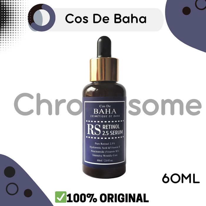 [Original] Cos De Baha 2.5 Retinol Serum  Niacinamide 60Ml Berkualitas