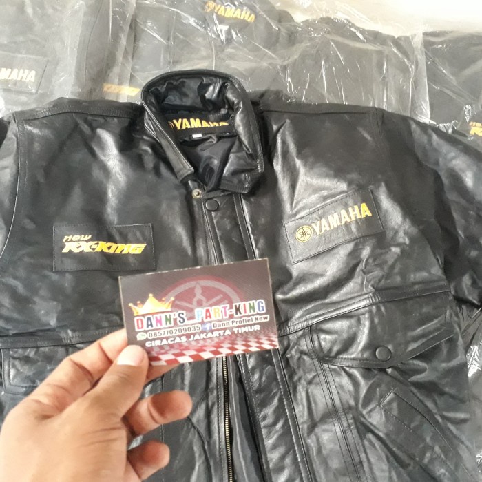 [New Ori] Jaket Kulit Rx King Asli New Keluaran Yamaha Lama Bisa Gojek