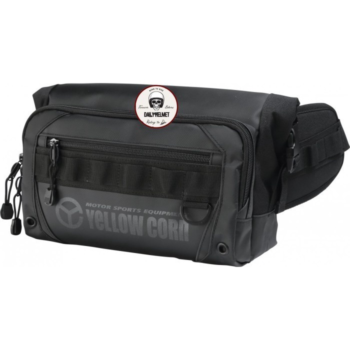 [New Ori] Leg Bag Yellow Corn Ye 57 Black Gunmetal Tas Motor Yellow Corn Terbatas