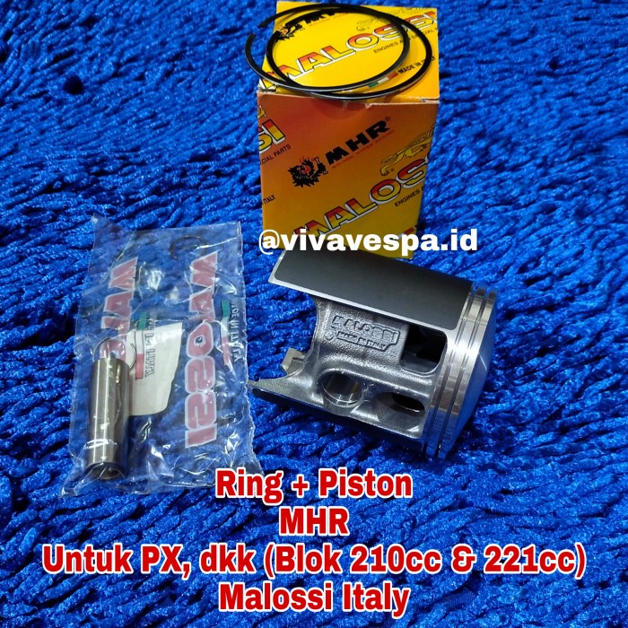 ✨Termurah Piston Ring Malossi Mhr Italy Untuk Vespa Px Block Blok 210 Cc 221 Cc Bisa Sameday