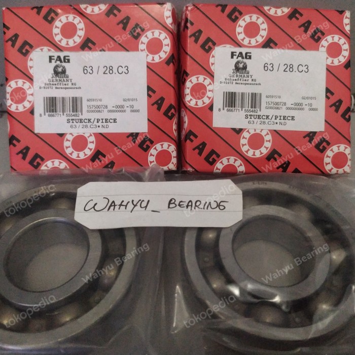 ball bearing set 63/28 C3 fag set kruk as Scorpio Germany