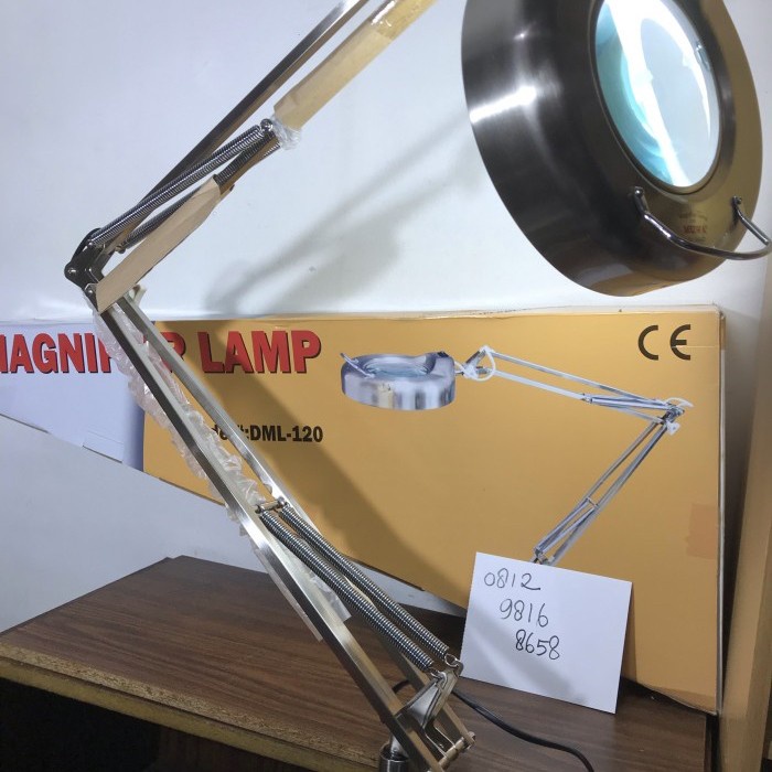 

✨Sale Lampu Baca Kaca Pembesar Magnifier Lamp Meiwa 22Watt Dml120 5 Inch Terbaru