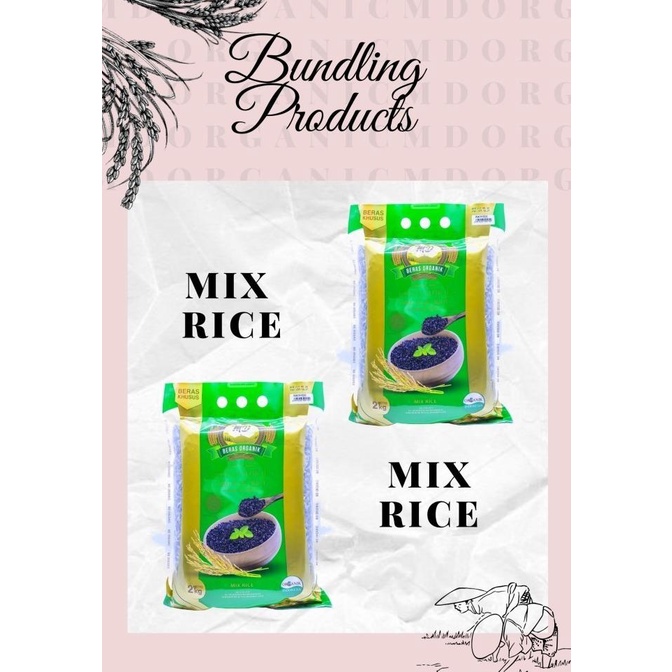 

Paket Bundling Md Organic Black +Brown Rice 2Kg Isi 2 Pcs