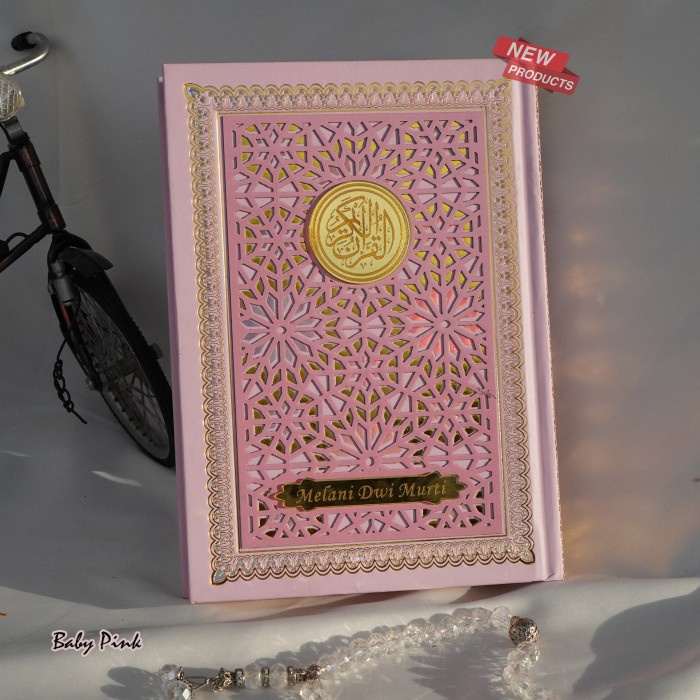 

PR0M0 New Produk Al-Quran Hampers Maroko Pattern + Nama. Free Tasbih