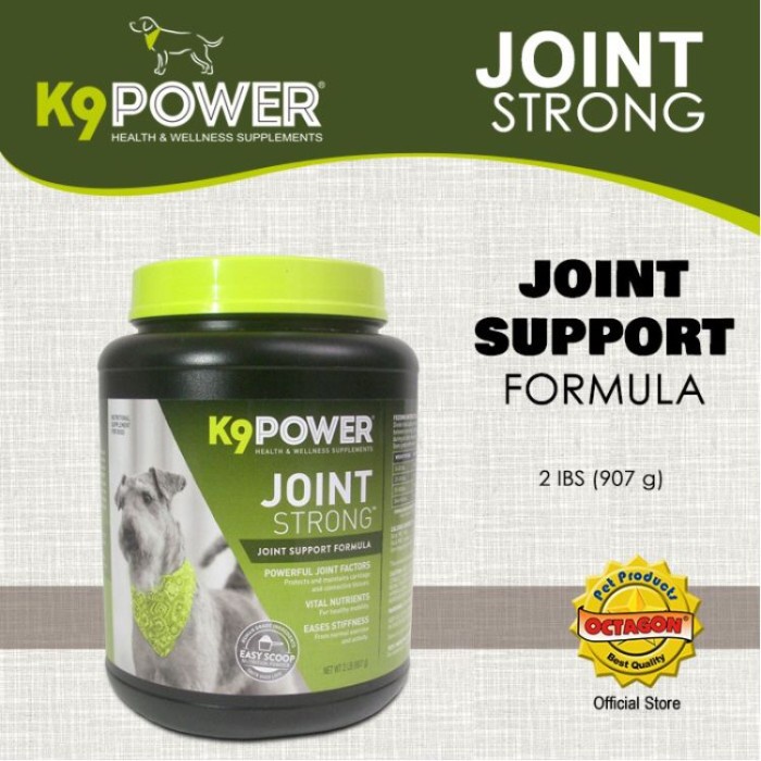 K9 POWER DOG SUPPLEMENT/VITAMIN ANJING - JOINT STRONG 2 LBS USA